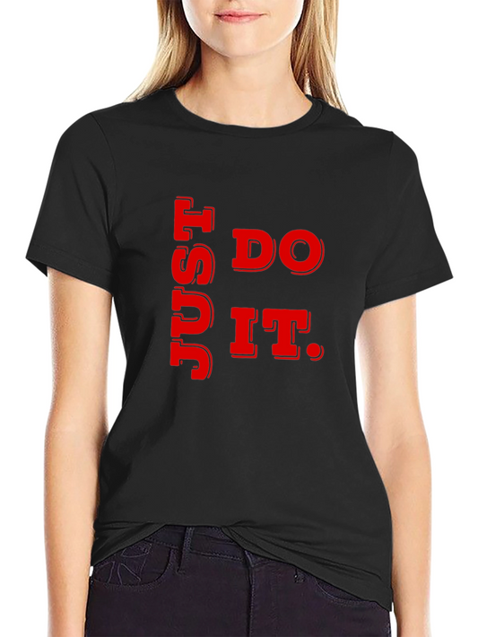 Just Do It Graphic Tee - Black