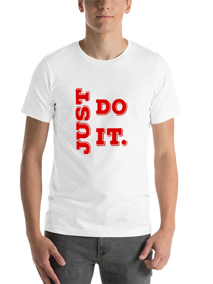 Just Do It Graphic Tee - Black