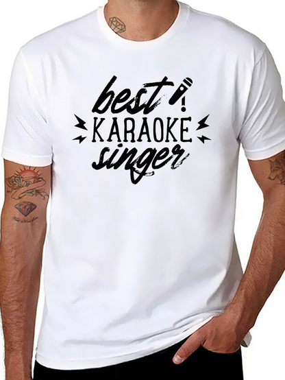 Best Karaoke Singer Black Graphic Tee