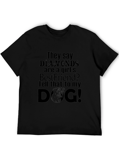 Diamonds are a Girls Best Friend? Dog T-Shirt