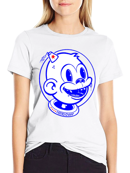 Astro Chimp Graphic Tee - Retro Style