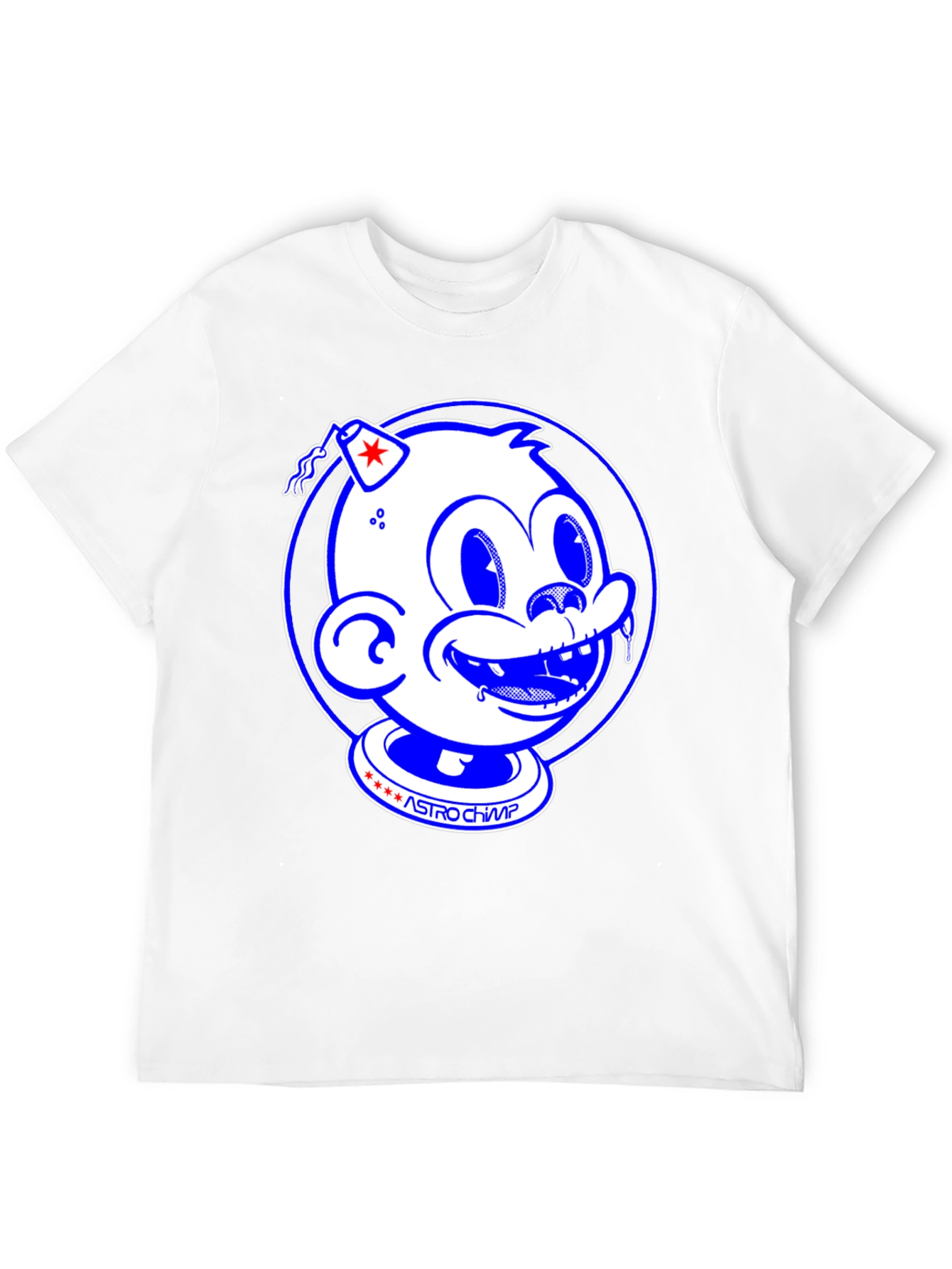 Astro Chimp Graphic Tee - Retro Style