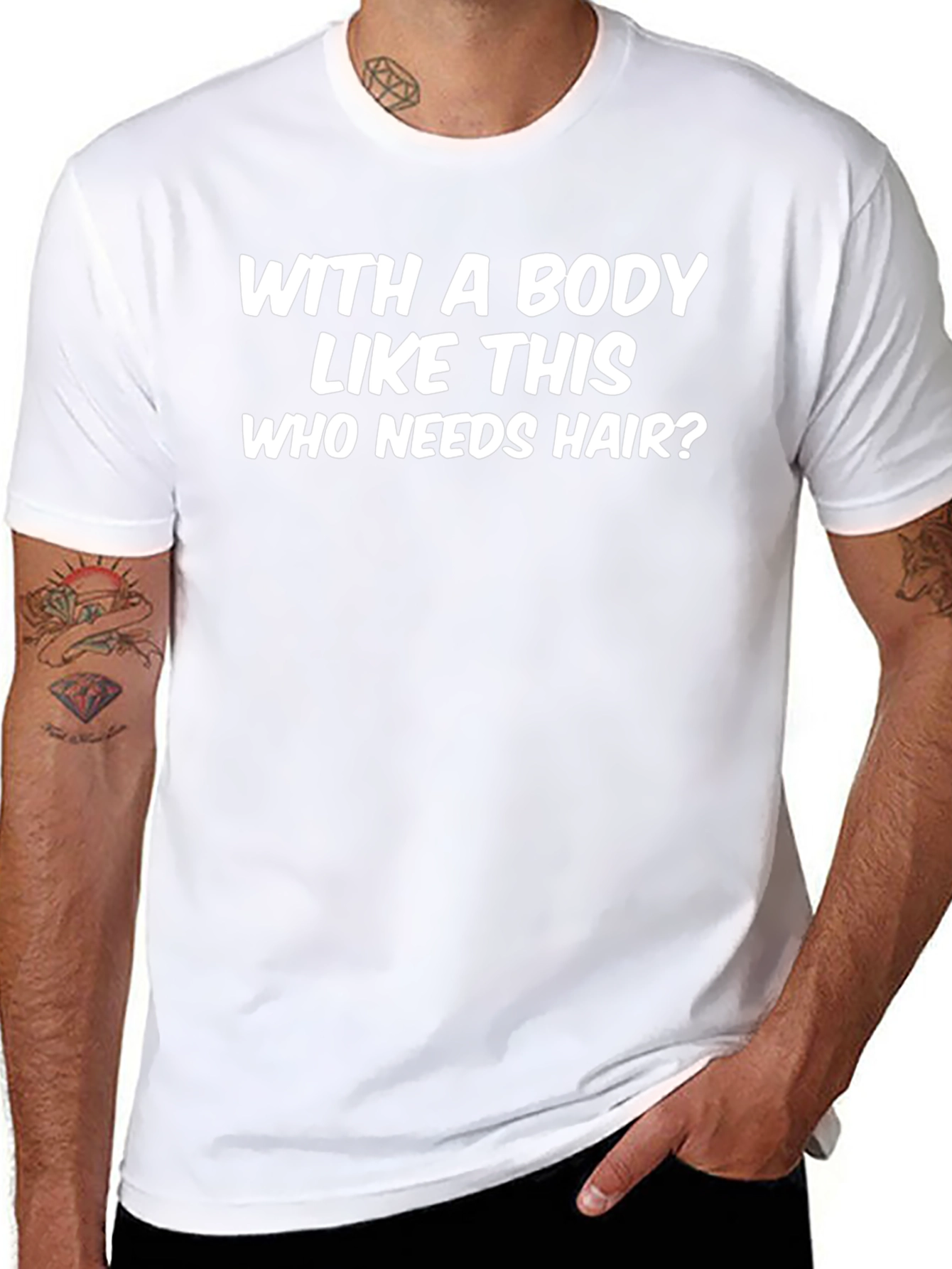 Funny Body Like This T-Shirt: Bald Pride Tee