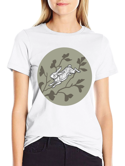 Rabbit T-Shirt - Artistic Graphic Tee