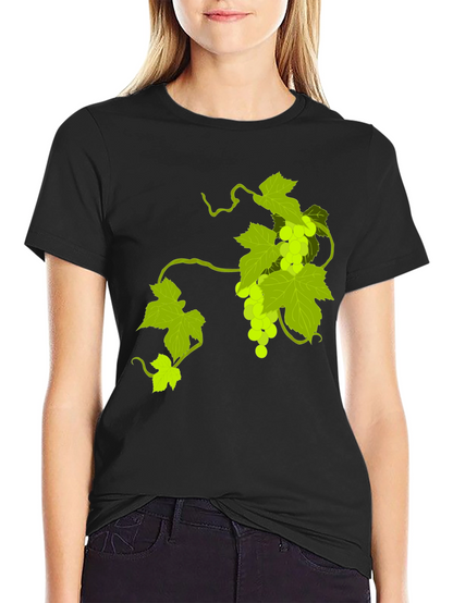 Grapes Graphic Tee - Classic Black T-Shirt