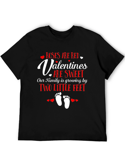 Valentines Day Pregnancy Announcement T-Shirt