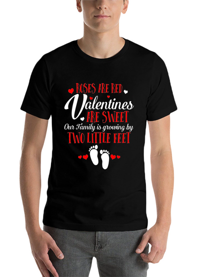 Valentines Day Pregnancy Announcement T-Shirt
