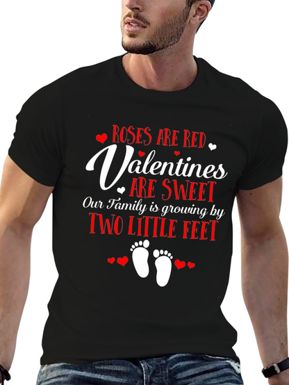 Valentines Day Pregnancy Announcement T-Shirt
