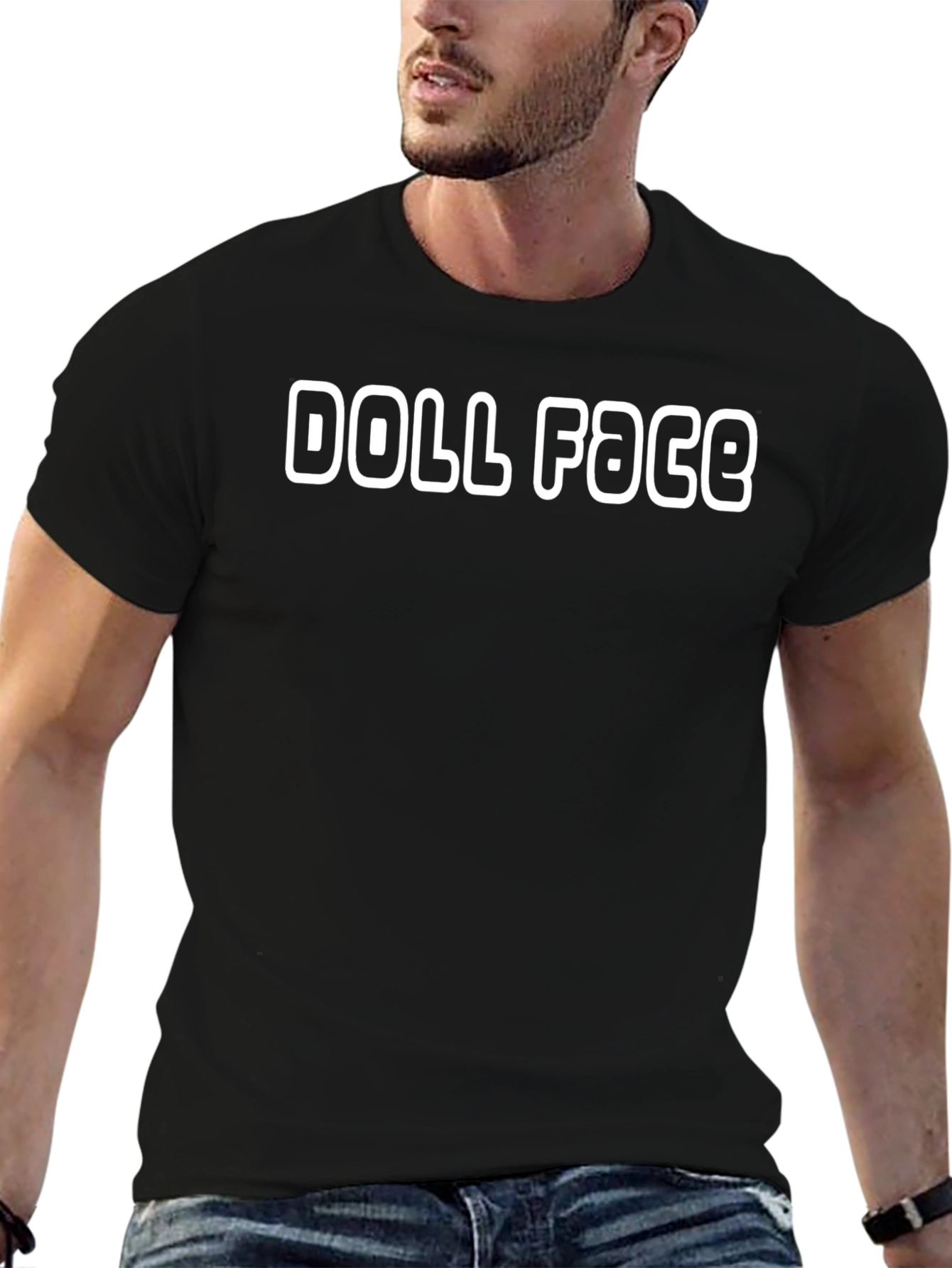 Doll Face Graphic T-Shirt - Bold Statement Tee