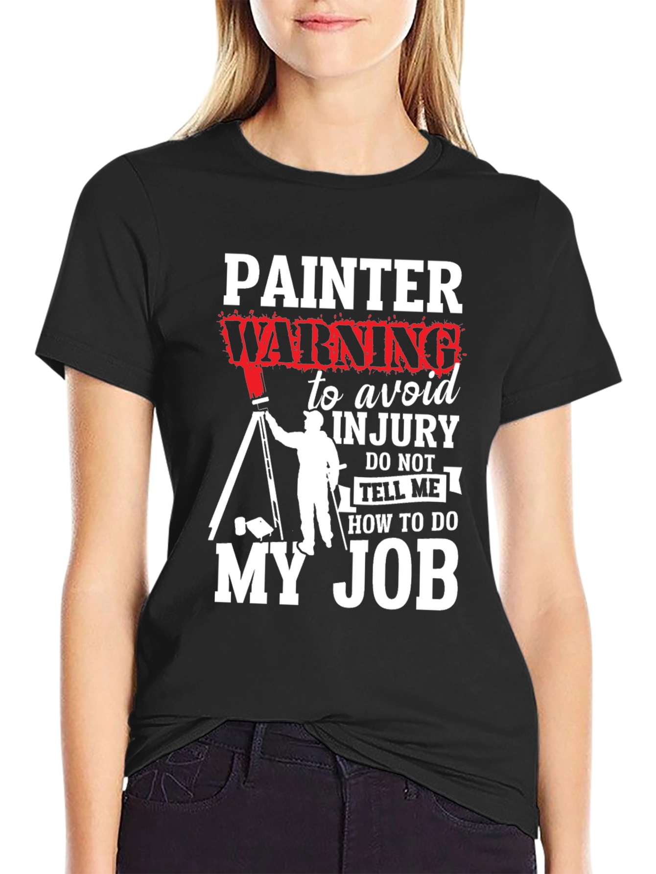 Painter Warning Graphic T-Shirt