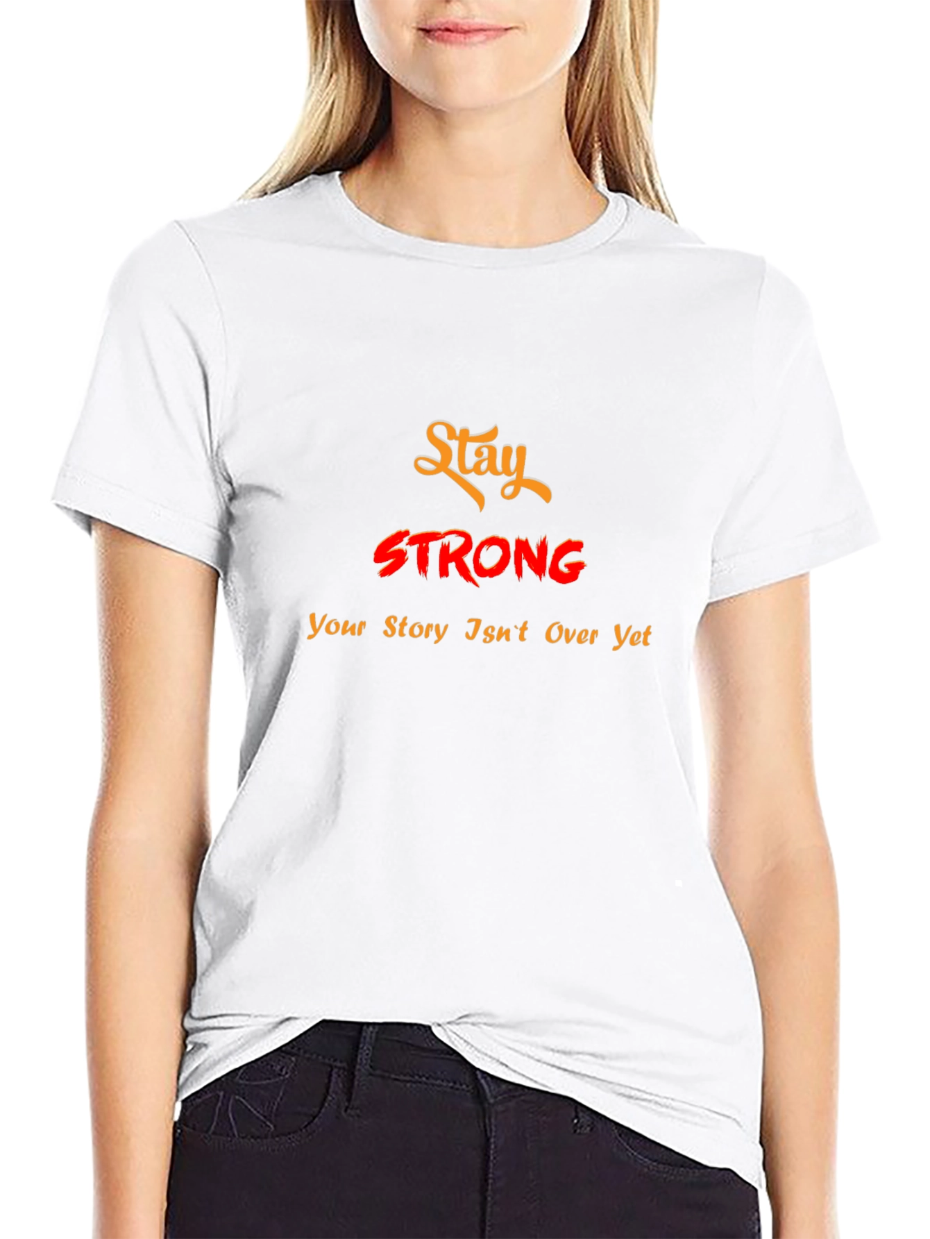 Stay Strong Graphic Tee - Motivational T-Shirt