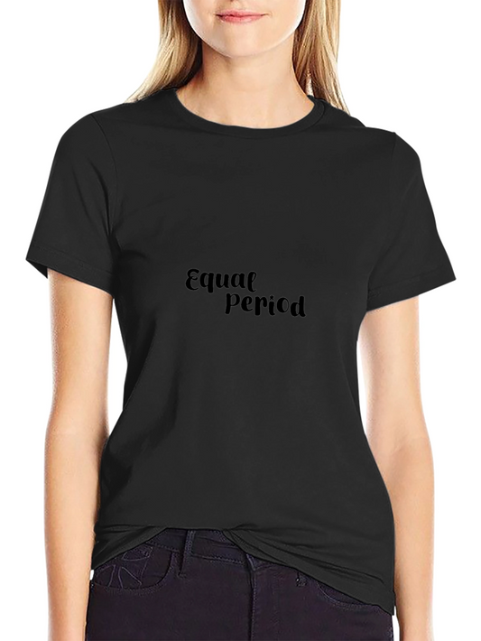 Equal Period Black Graphic T-Shirt