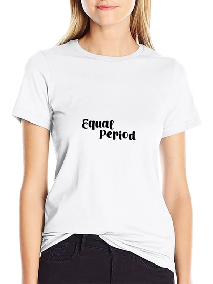 Equal Period Black Graphic T-Shirt