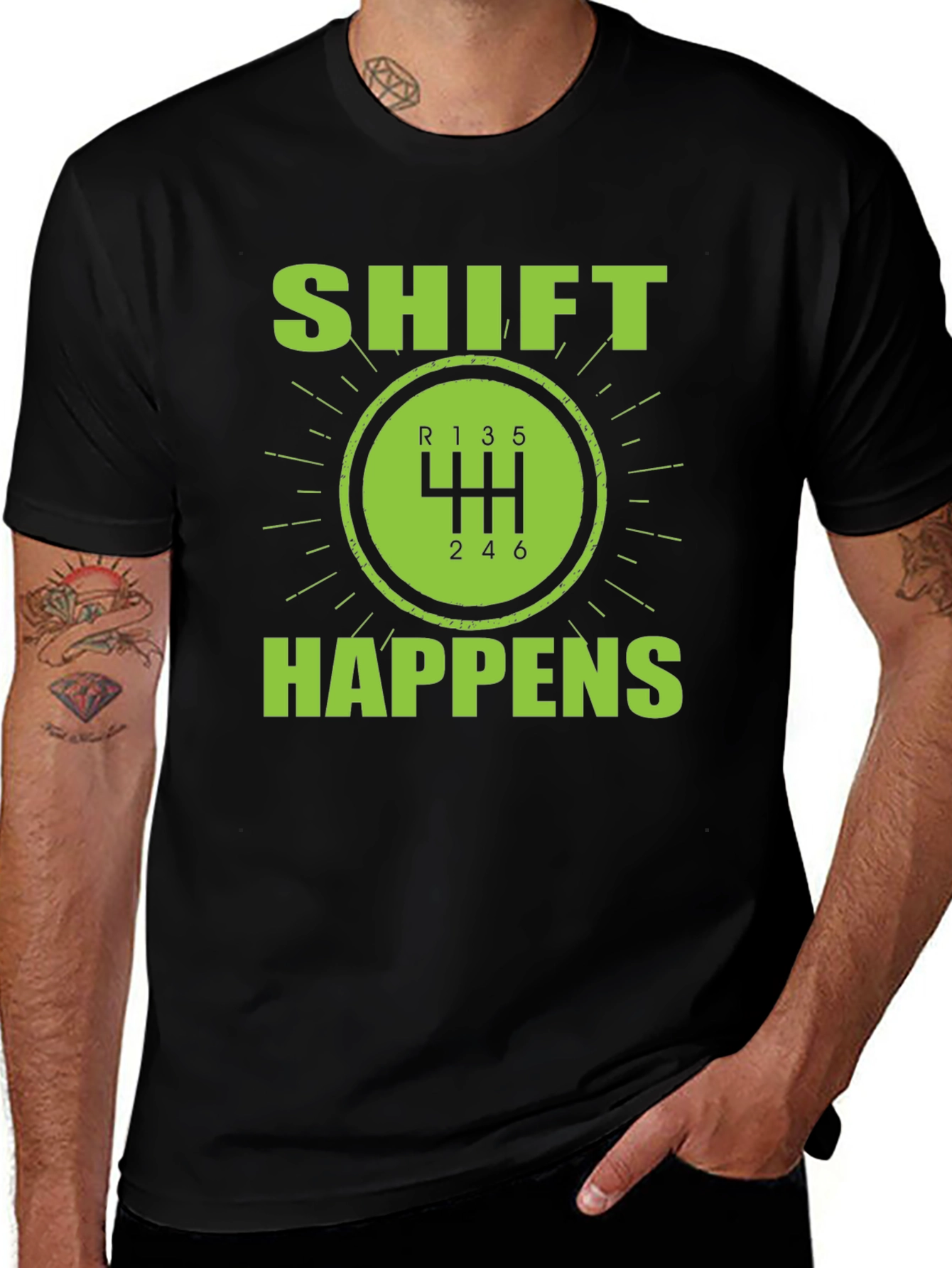 Shift Happens Manual Transmission T-Shirt