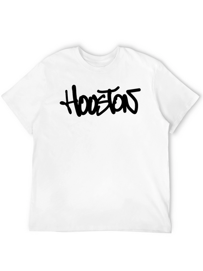 Mens Black Houston Graphic T-Shirt