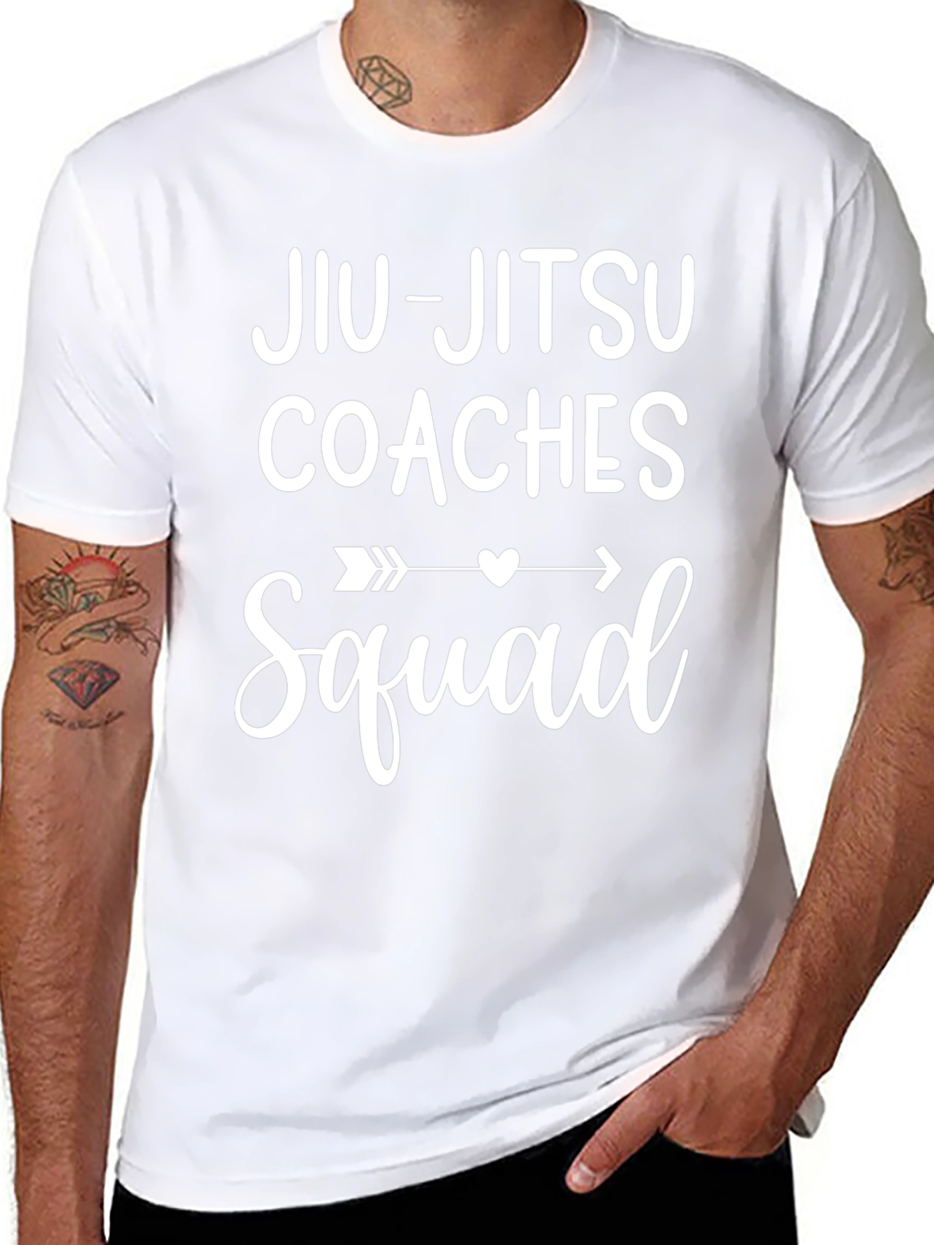 Jiu-Jitsu Coaches Squad Graphic T-Shirt