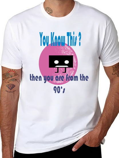 90s Cassette Tape T-Shirt Retro Nostalgia