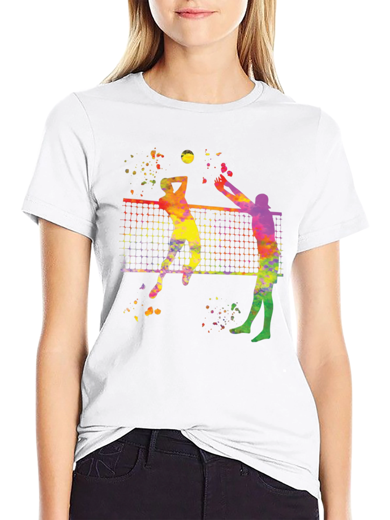 Volleyball Watercolor T-Shirt