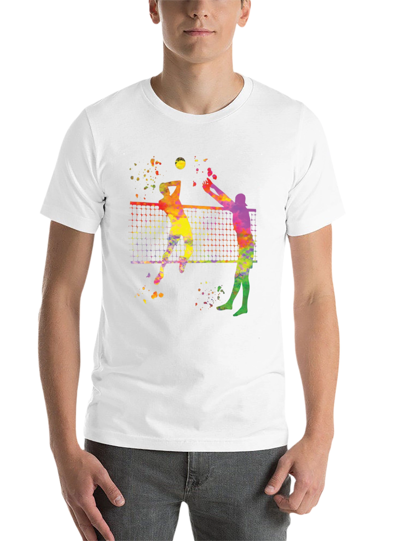 Volleyball Watercolor T-Shirt
