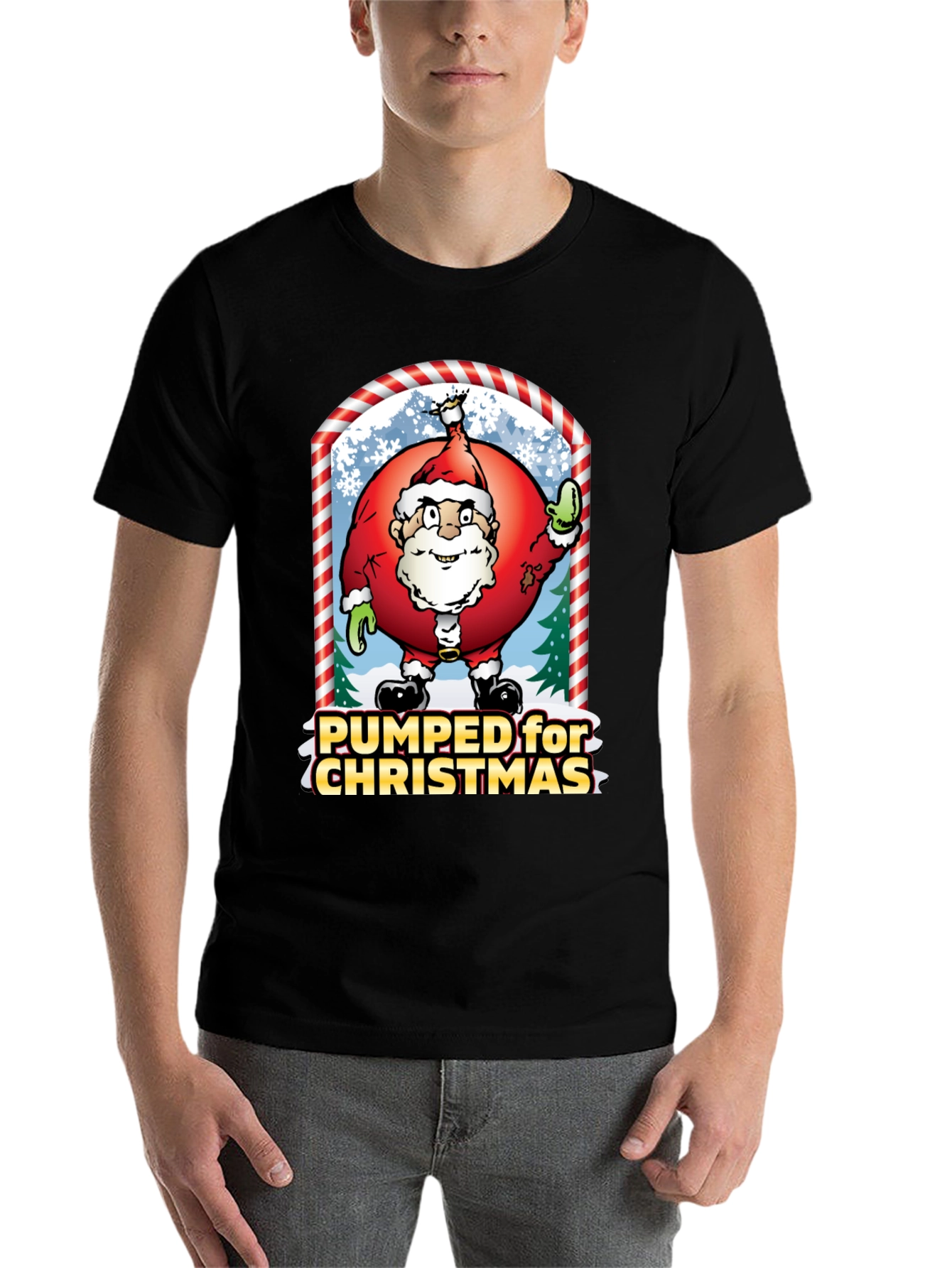 Pumped for Christmas Graphic Tee