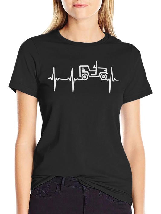 Jeep Heartbeat T-Shirt - Offroad Adventure