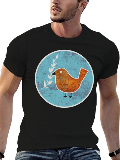 Peace Bird Graphic T-Shirt