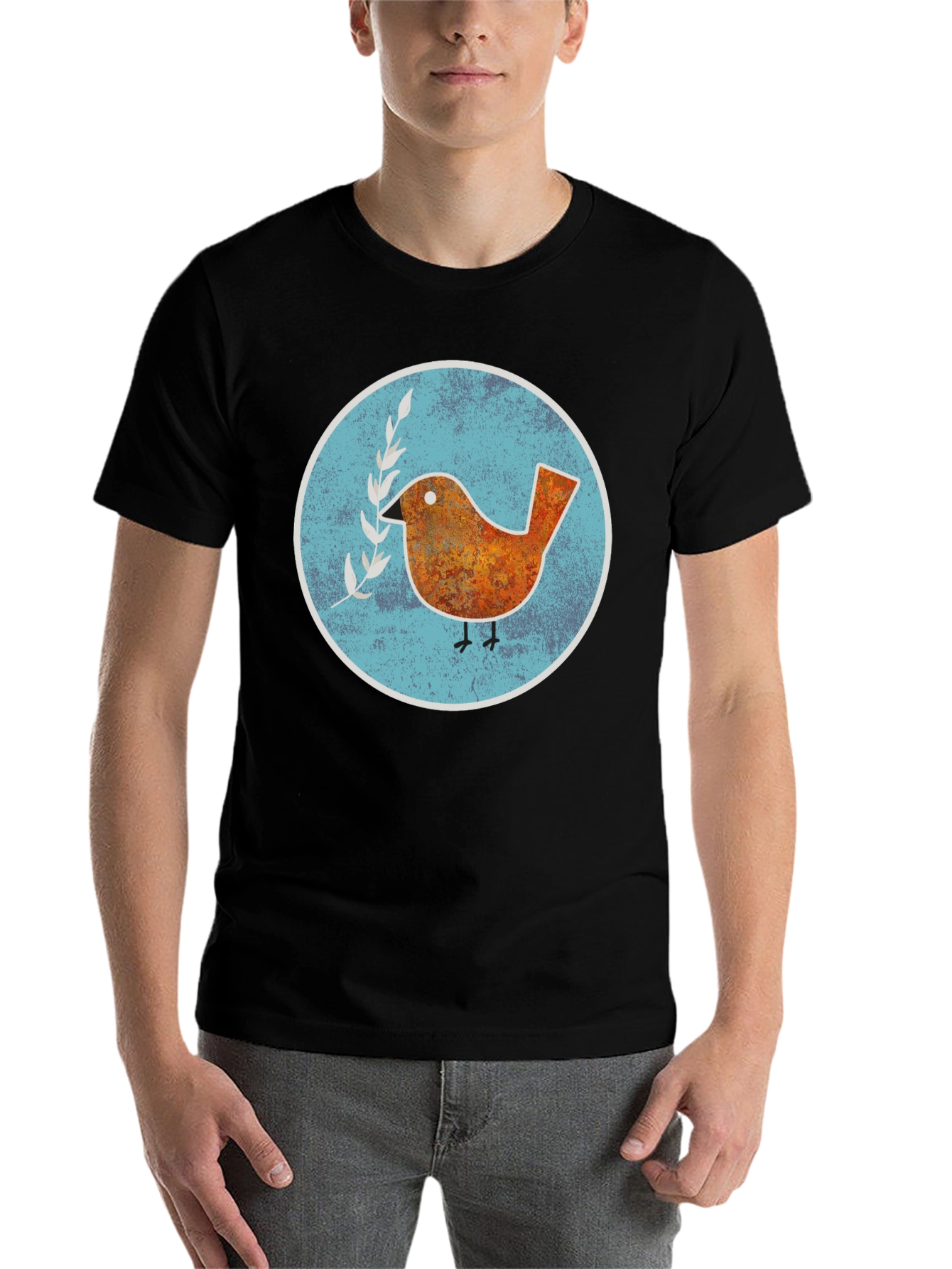 Peace Bird Graphic T-Shirt