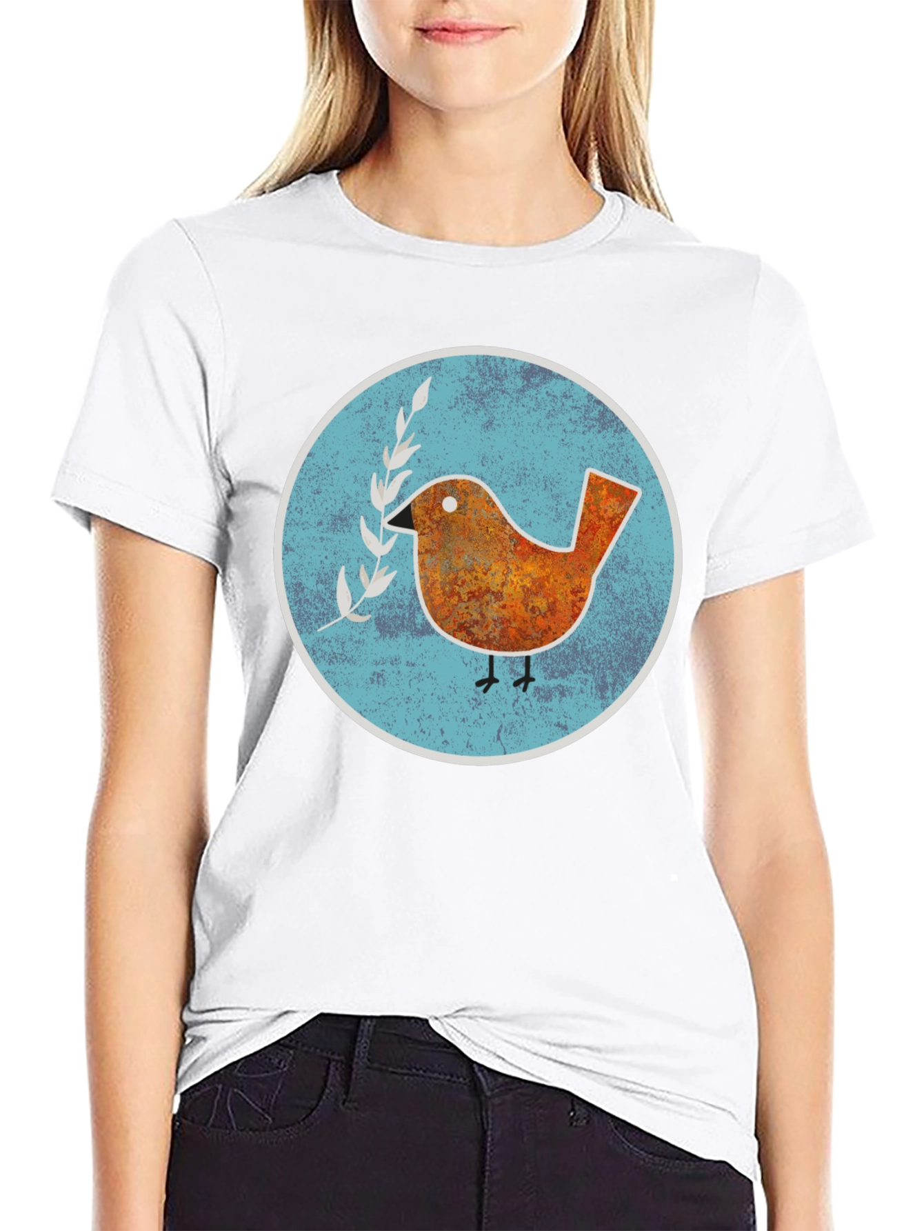 Peace Bird Graphic T-Shirt