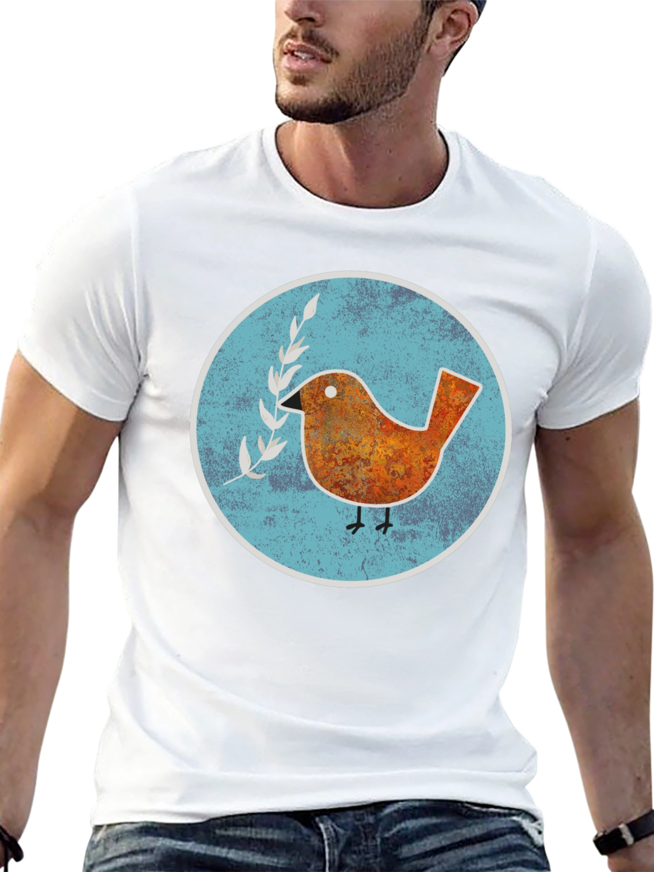 Peace Bird Graphic T-Shirt