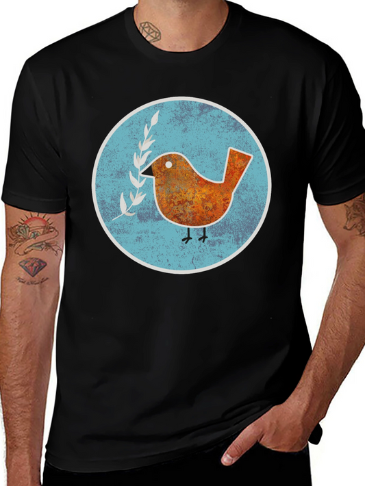 Peace Bird Graphic T-Shirt