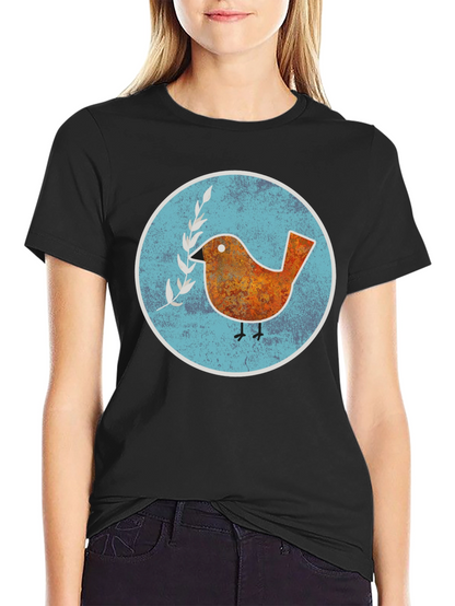 Peace Bird Graphic T-Shirt