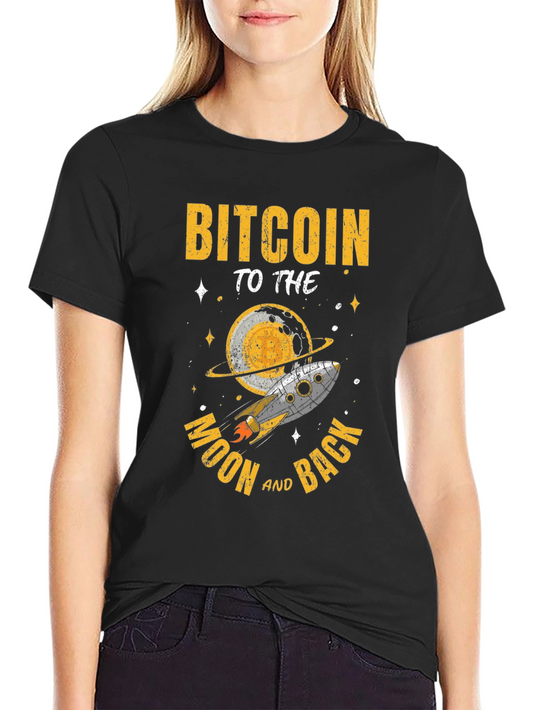 Bitcoin to the Moon T-Shirt