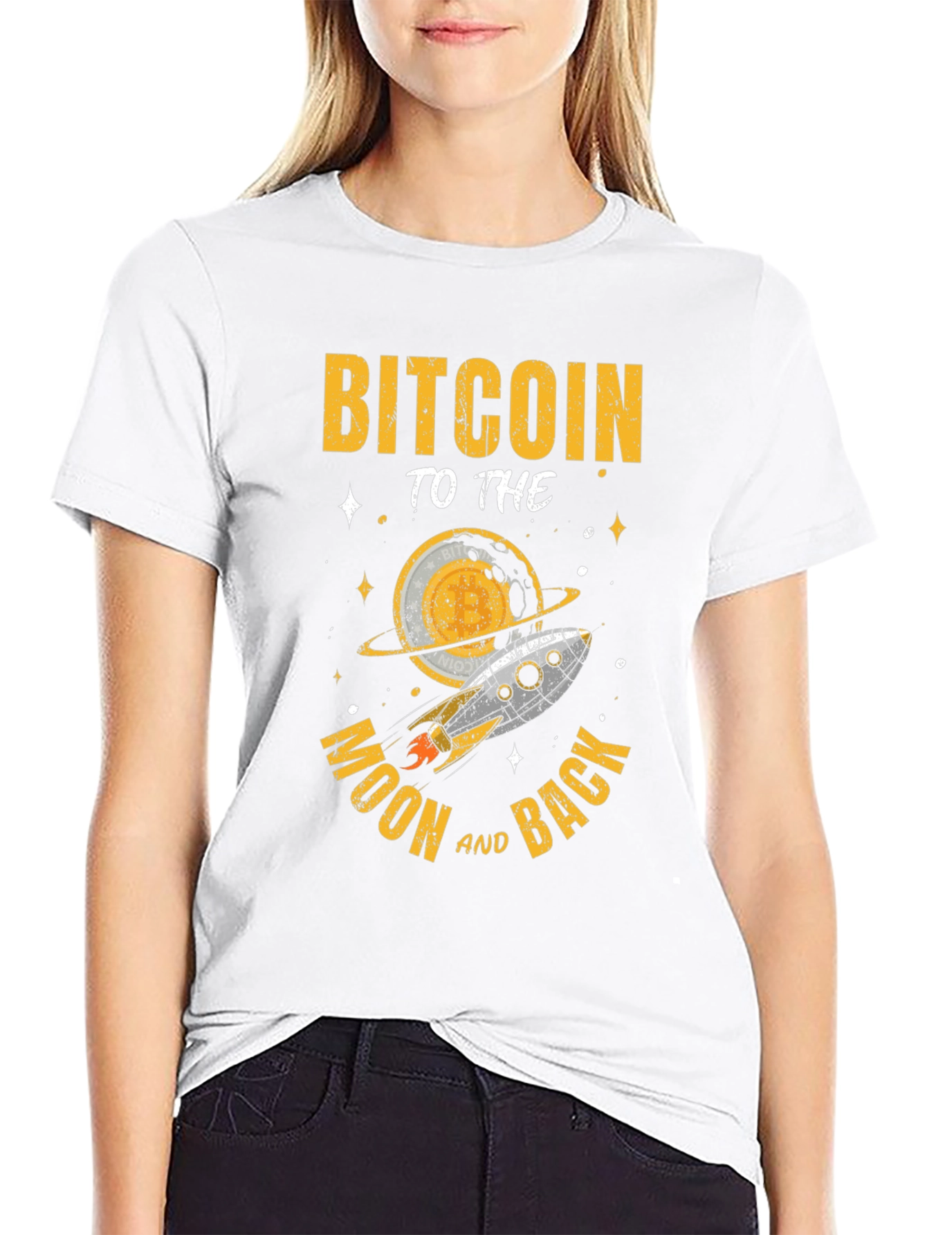 Bitcoin to the Moon T-Shirt