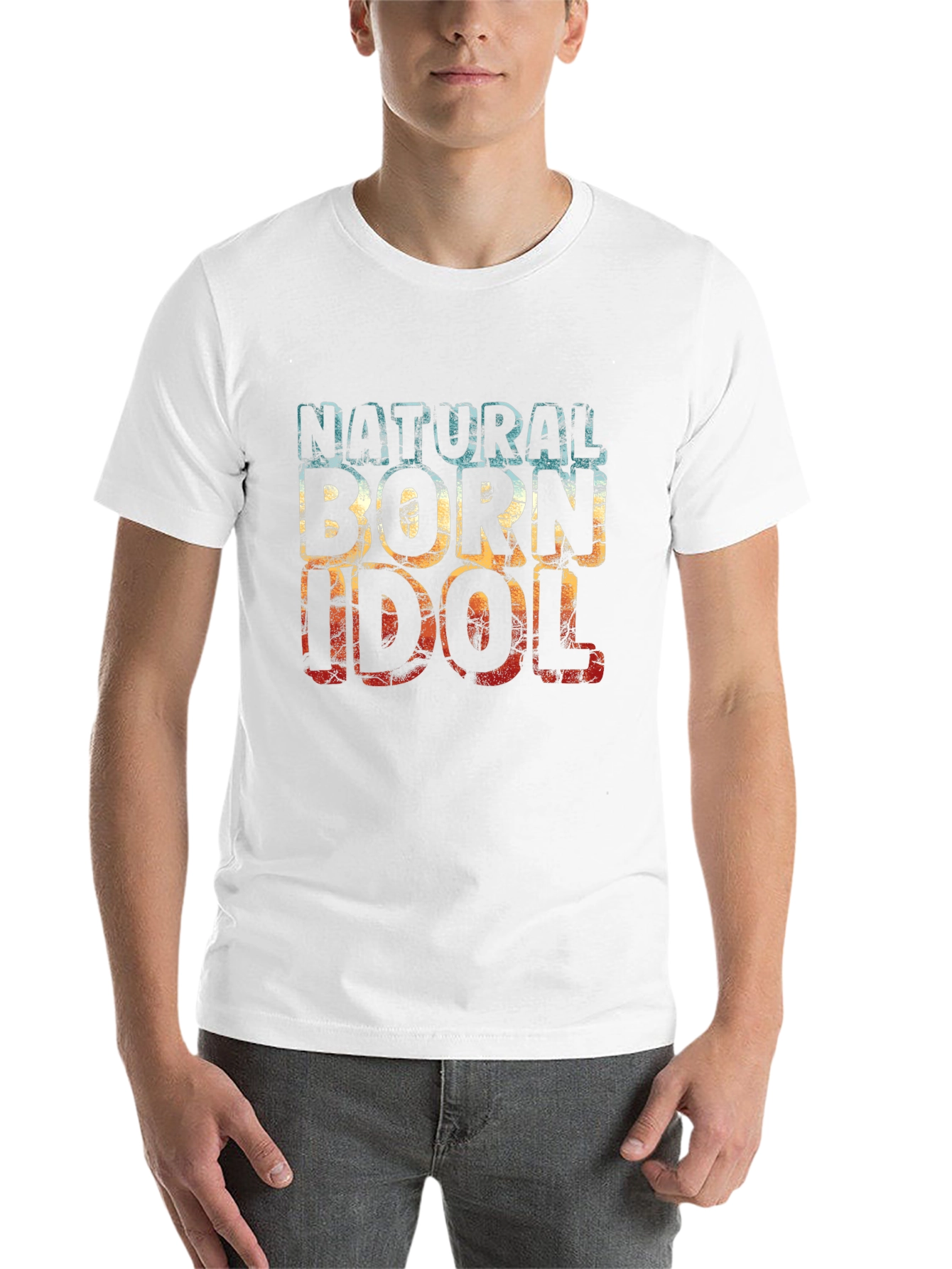Natural Born Idol Retro Graphic T-Shirt
