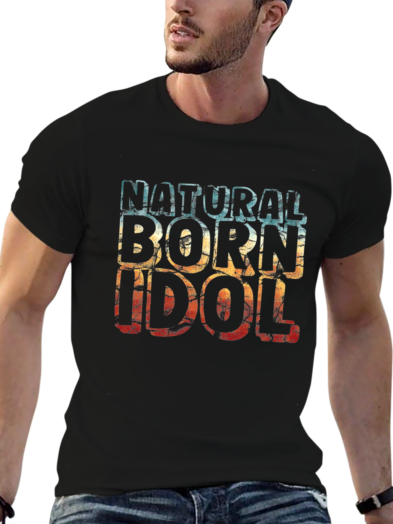 Natural Born Idol Retro Graphic T-Shirt