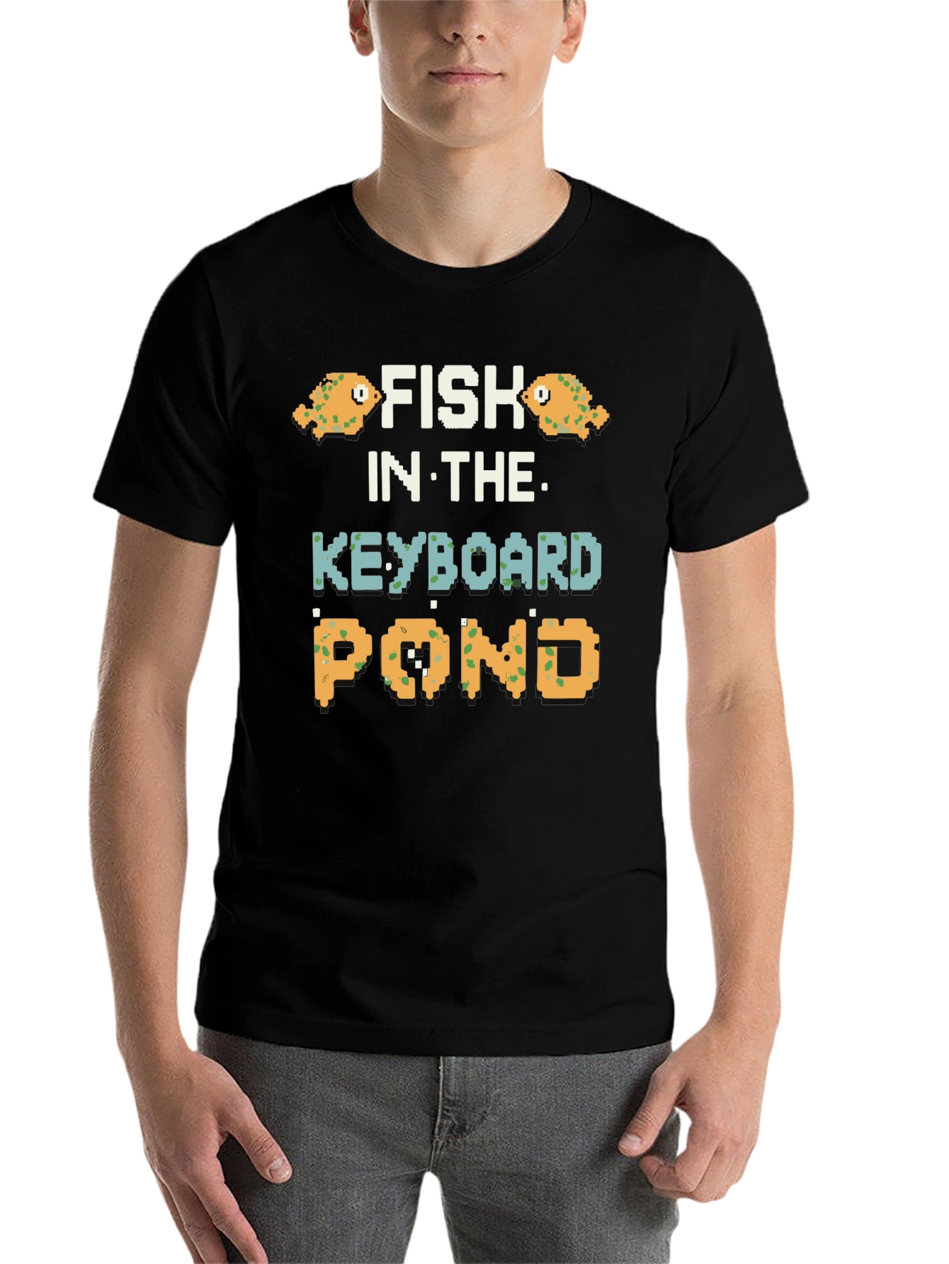 Fish in the Keyboard Pond Graphic Tee
