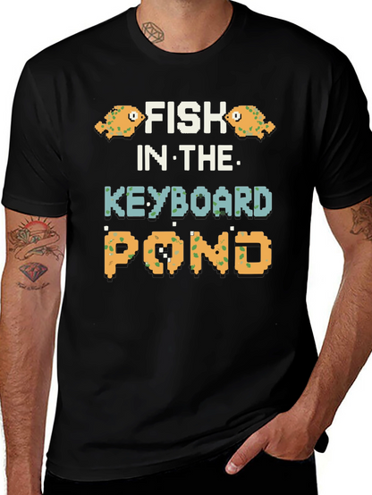 Fish in the Keyboard Pond Graphic Tee