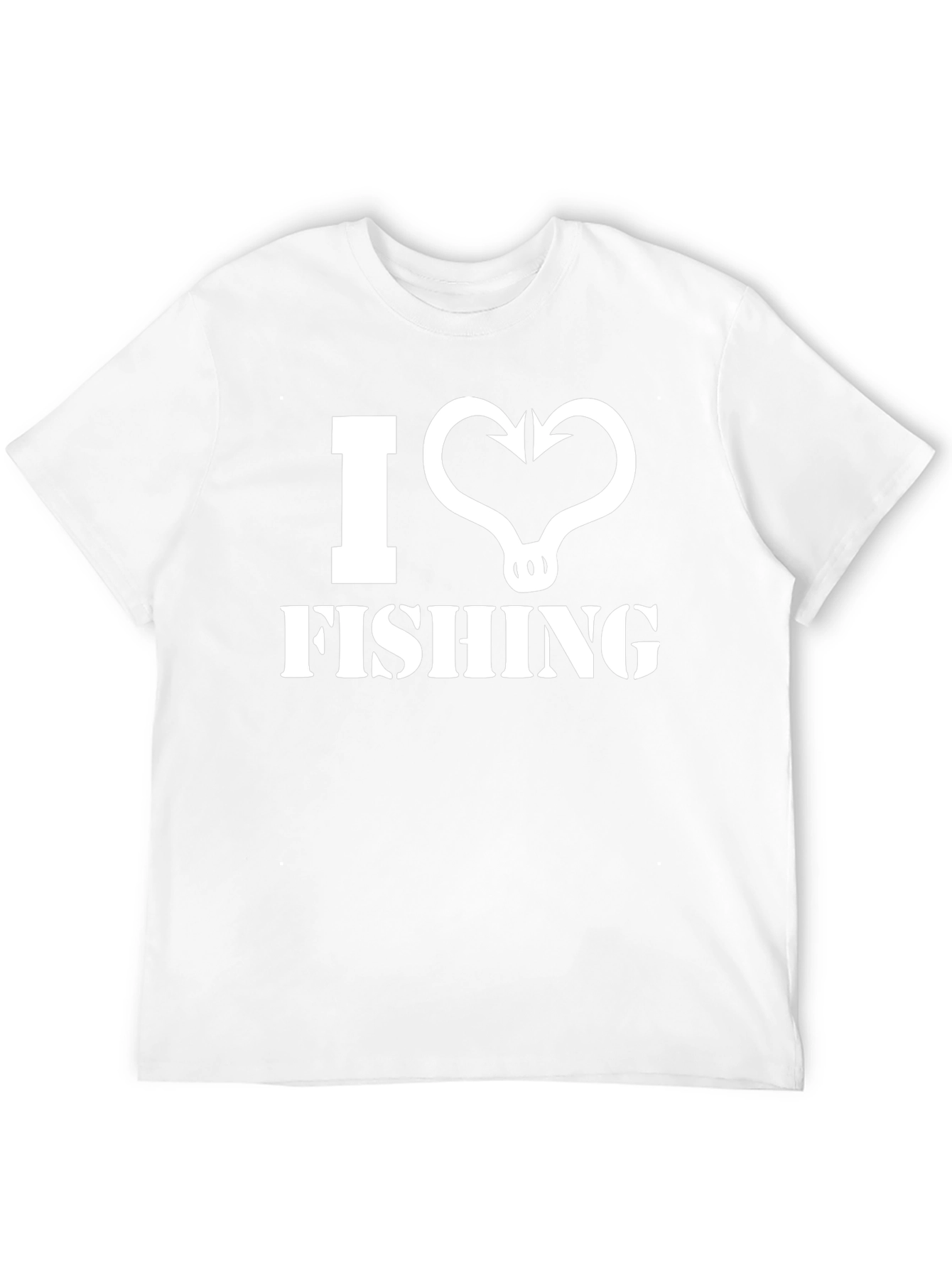 I Love Fishing Black T-Shirt