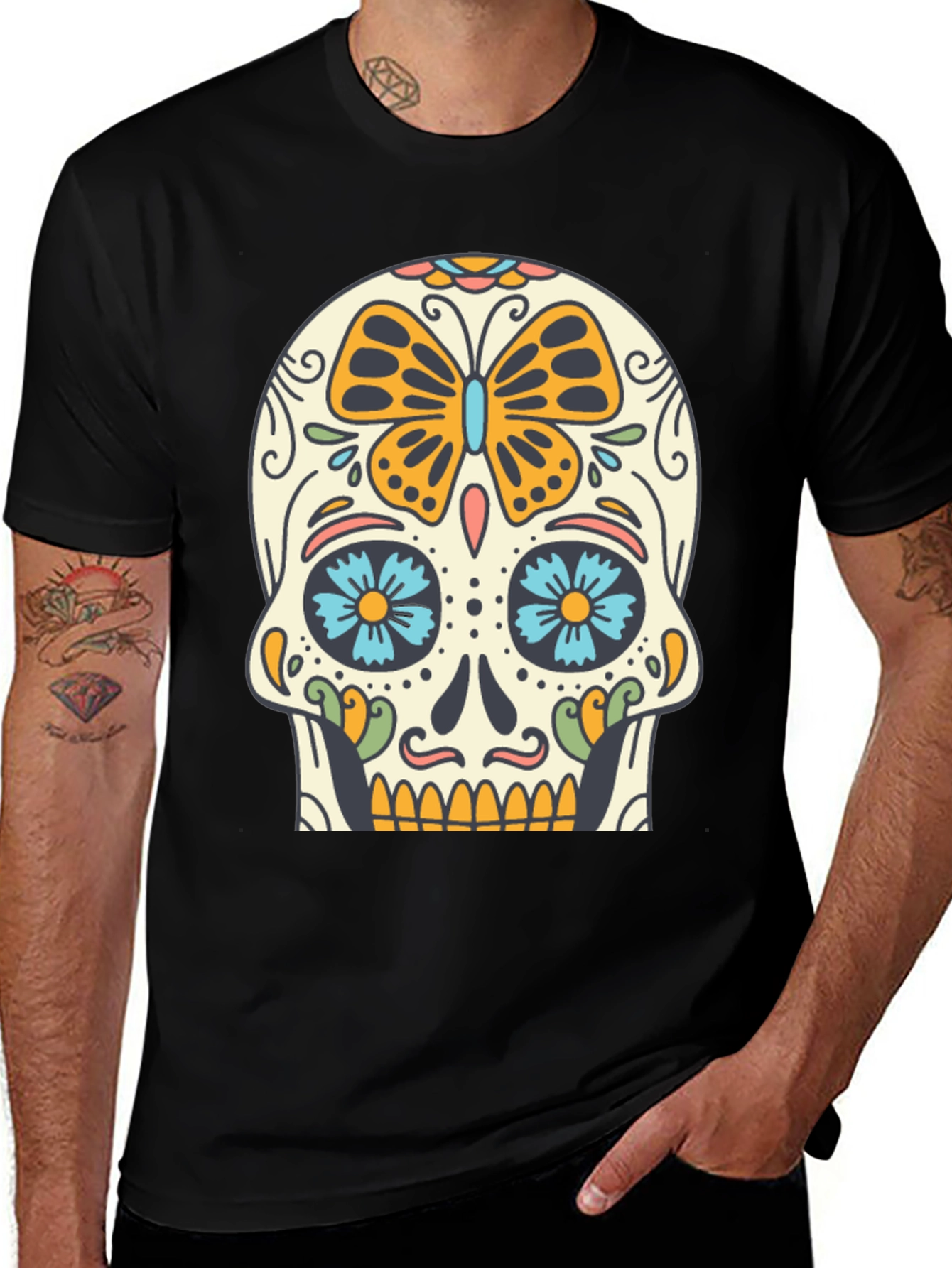 Sugar Skull T-Shirt - Day of the Dead Tee