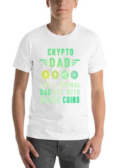 Crypto Dad T-Shirt Bitcoin Lover Tee