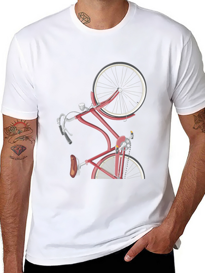 Stylish Bicycle Graphic T-Shirt - Unique Design