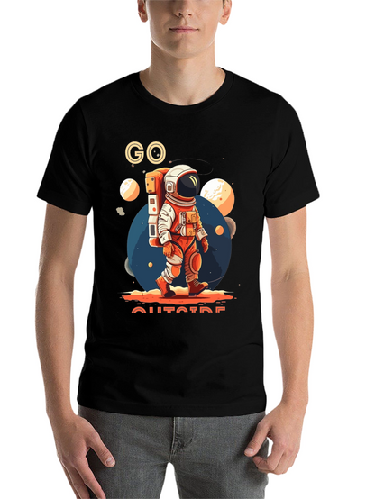 Go Outside Astronaut T-Shirt
