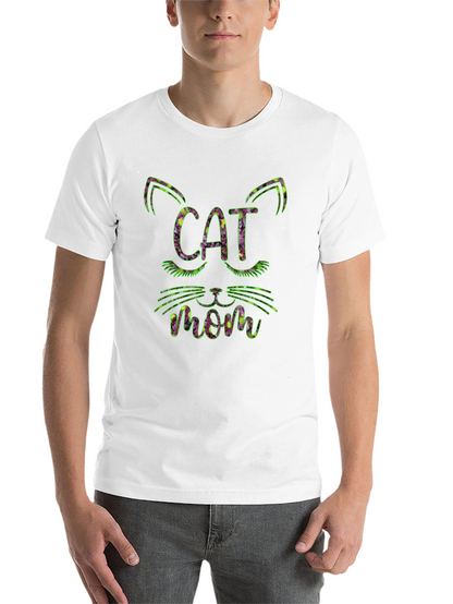 Cat Mom Floral T-Shirt