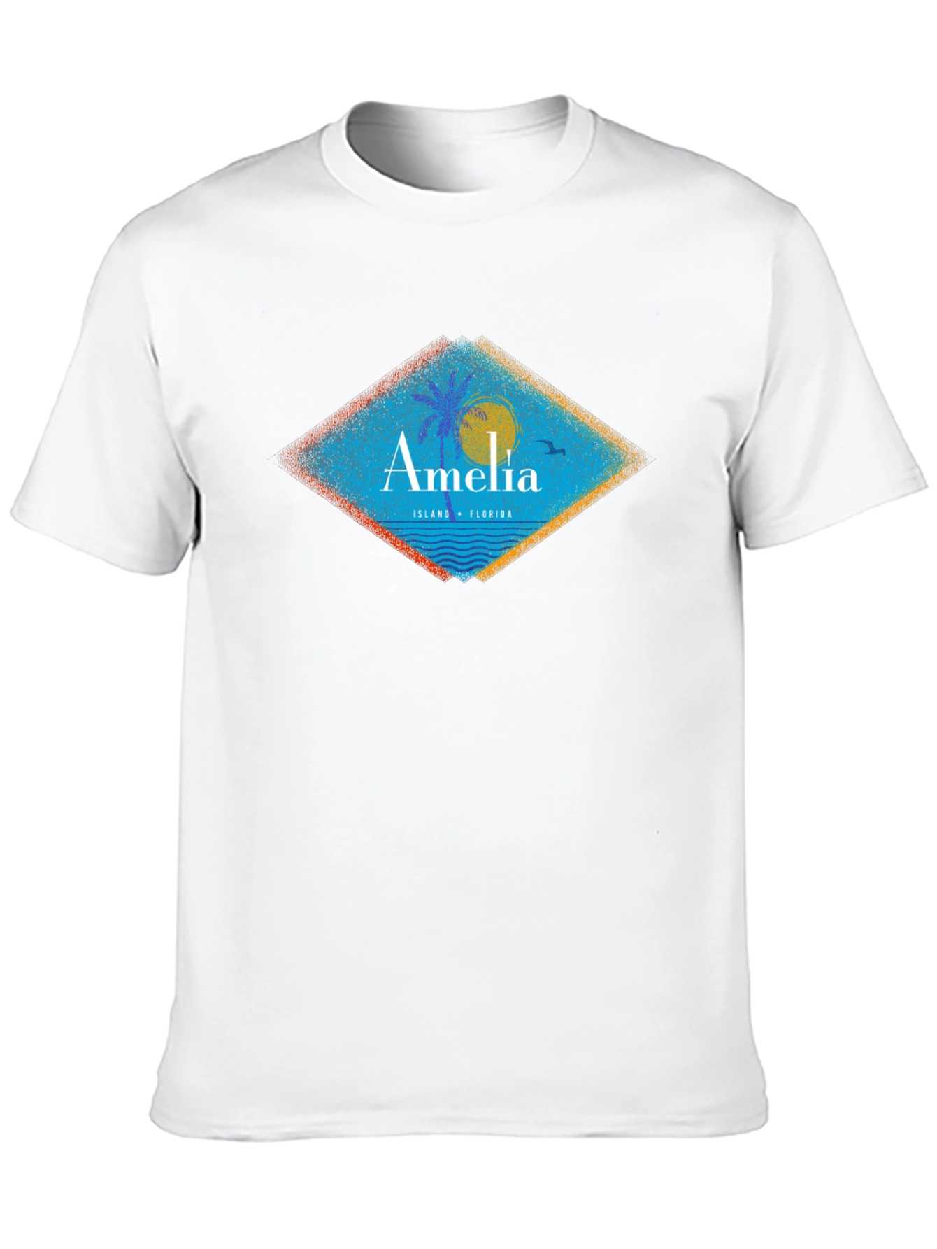 Amelia Island Florida T-Shirt Black Mens