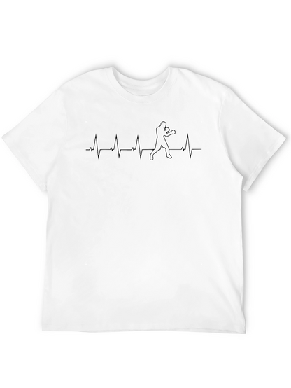 Boxer Heartbeat T-Shirt - Black
