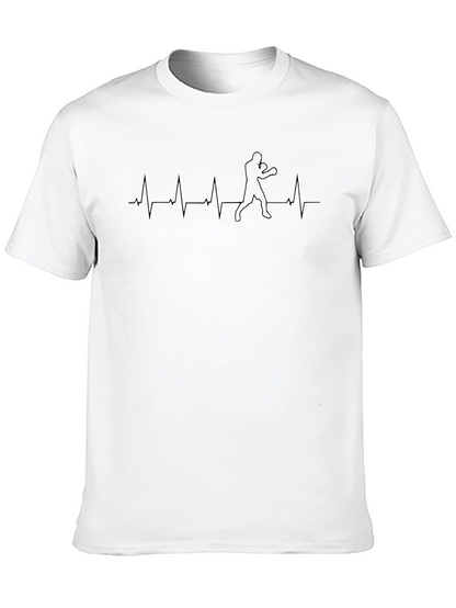 Boxer Heartbeat T-Shirt - Black