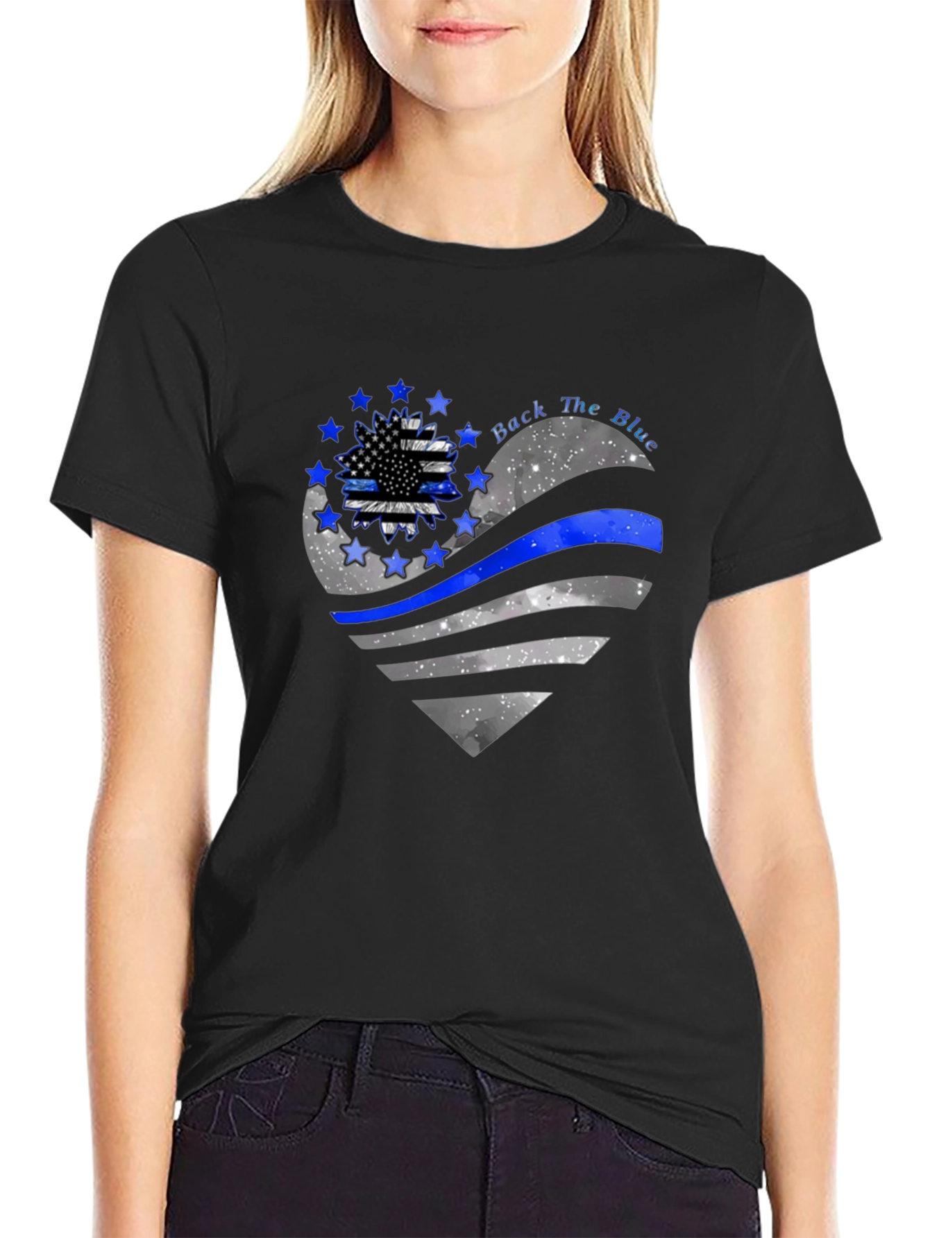 Back the Blue Heart T-Shirt
