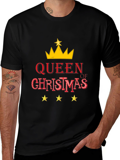 Queen of Christmas Graphic Tee - Holiday Cheer