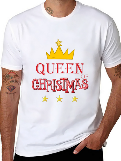 Queen of Christmas Graphic Tee - Holiday Cheer