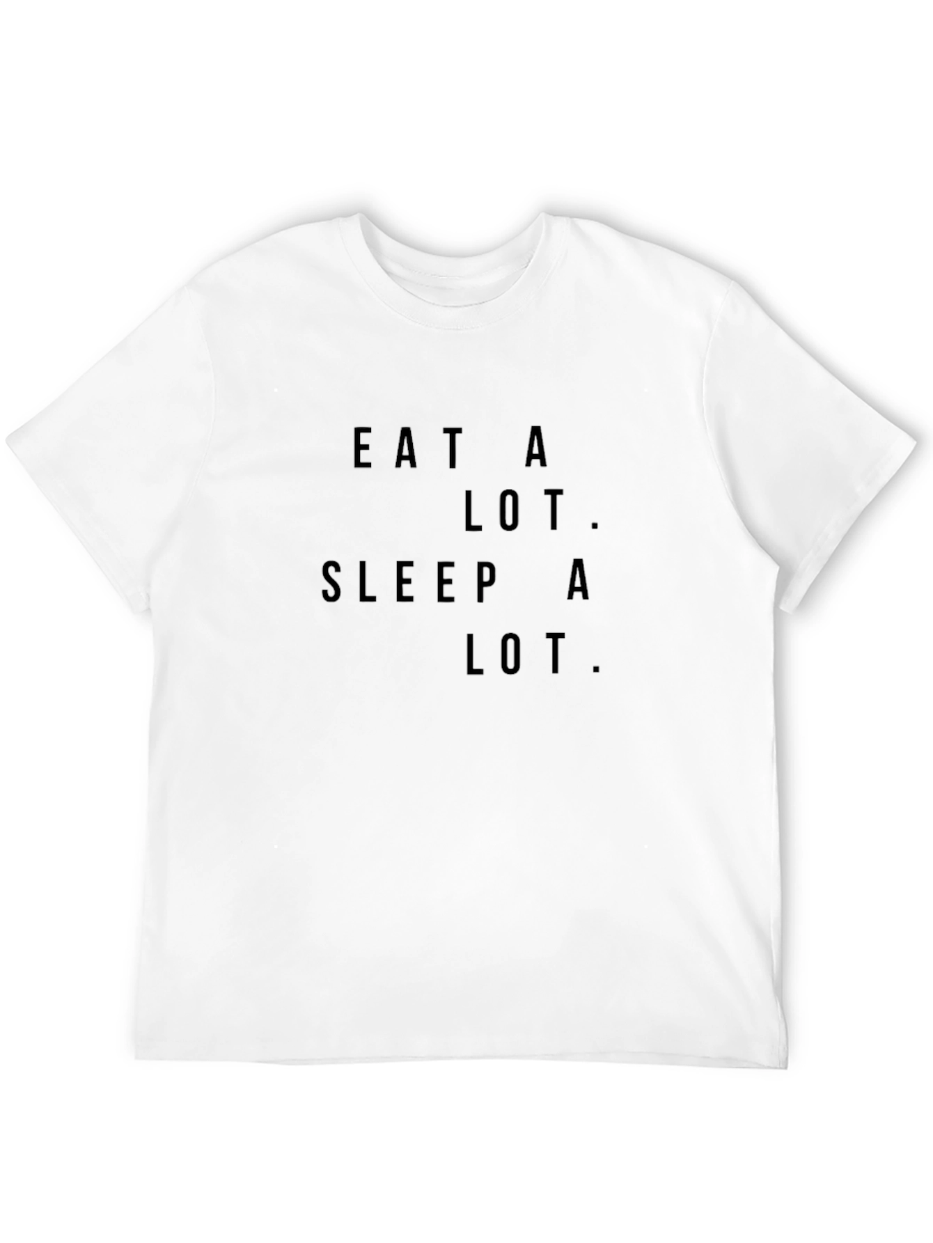 Eat Sleep Repeat Black Graphic Tee